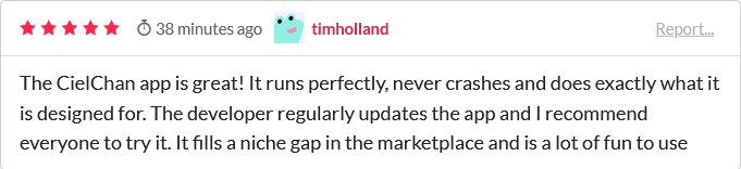 User review from itch.io